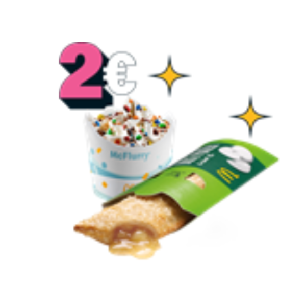Tarte de Maçã + Mini McFlurry®